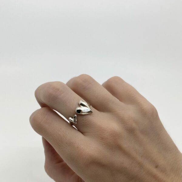 Bague COEUR cœur Solide