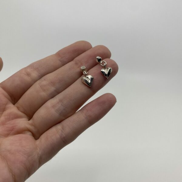 Boucles d'oreilles Cœurs Solides