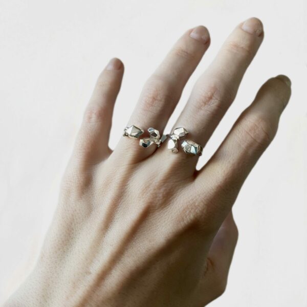 Bague Caillasse ouverte